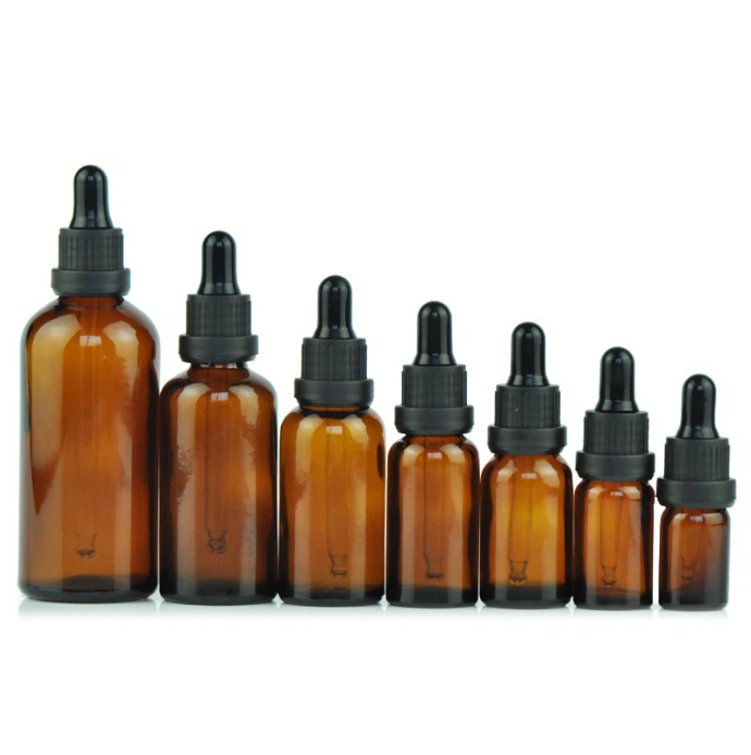 Brown Essential Oil Bottle